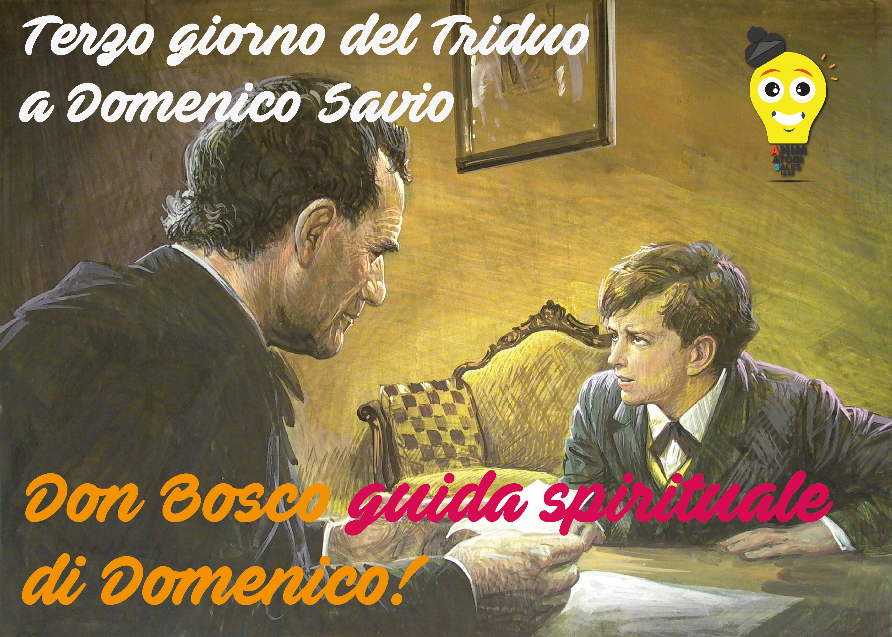 Terzo giorno del triduo a Domenico Savio: Don Bosco guida spirituale di Domenico!